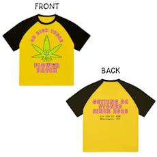 Flower Patch Color-Blocked Raglan Tee