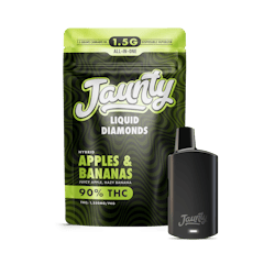 Jaunty | Apples & Bananas Liquid Diamonds | AIO | 1.5g