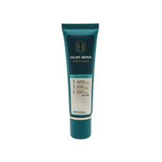 Escape Artist - Relief Cream Menthol - 100mg THC/ 800mg CBD/ 100mg CBG - 2oz tube