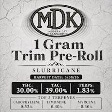 Slurricane 1 gram pre roll