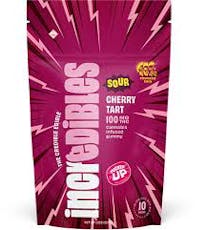 Incredibles Gummy Fast Acting Sour Cherry Tart 10mg 10pk