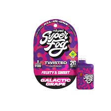 mfused Super Fog 2g TWISTED Galactic Grape Disposable