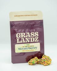 Gummies 4.5g-EN | Grasslandz | Strawberry Clusters | 10 ct (Infused Edible)