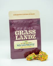 Gummies 4.5g-EN | Grasslandz | Strawberry Clusters | 10 ct (Infused Edible)