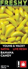 Banana Candy 510| 1g Live Resin Cartridge| Sativa| Freshy