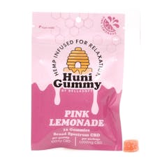 Huni Gummy - 1,000mg Broad Spectrum CBD Gummy - Pink Lemonade