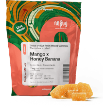 MFNY | Gummy | 10pk | 100mg | Live Resin Mango X Honey Banana