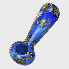 Trippy Floral Double Glass Spoon Bowl | 5" |