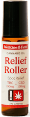 Relief Roller - 1:1 Spot Relief Roller Ball 0.3oz (Medicine Farm)