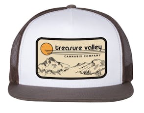Mountain Scape Patch - Trucker Cap - Brown/White/Brown