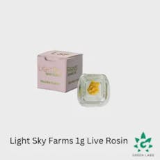 (REC) LightSky Farms - Live Rosin 1g - Black Lava Cake