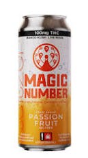 Magic Number Seltzer 12oz Passionfruit