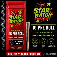 Star Batch | Blueberry Gelato Pre-Roll | 1g