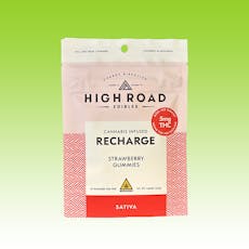 High Road Gummies - Recharge - Strawberry - Sativa - 20pk