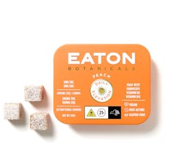 Eaton Botanicals | Peach Daily Elevation 1:1 THC:CBG Gummies | 100mg
