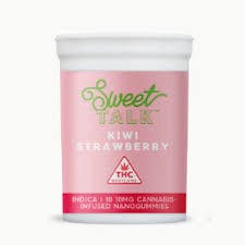 Sweet Talk Gummies Indica Kiwi Strawberry 2:1 THC:CBG 10mg 10pk
