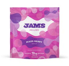 Jams Fast Acting Chews Mixed Berry 10mg 10pk