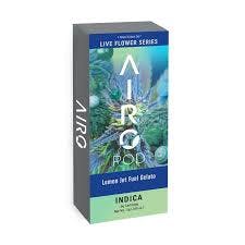 AiroPod Cartridge Live Flower Lemon Jet Fuel Gelato 0.5g