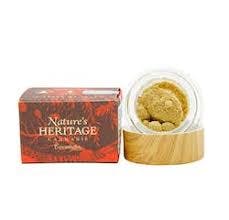 Nature's Heritage Bubble Hash Ebony Ivory 1g