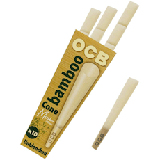 OCB Bamboo Unbleached Cones Mini 70mm 10pk