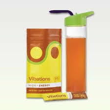 Vibations Drink Mix Half & Half Iced Tea Lemonade 2:1 THC/CBG 10mg 10ct.