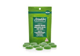 Smokiez Chews Green Apple 1:1 THC/CBG 10mg 10pk