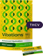 Vibations Drink Mix Lemon lime THC 5mg THCV 10mg 10pk