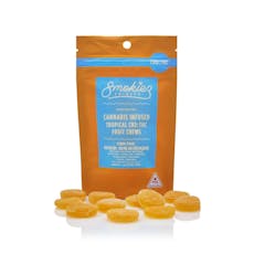 Smokiez Chews Tropical Fruit CBD:THC 10mg 10pk