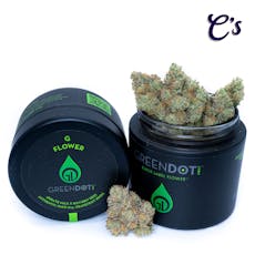 | Green Dot Flower | Pre-Pack 1/4th | Belgium Blu