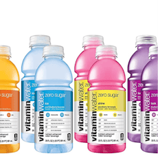 Vitamin Water: Elevate Blue Raspberry Limade