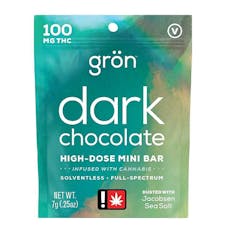 (Green) Mini Dark Chocolate Bar