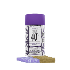40's Infused Preroll 5 Pk Indica King Louis XIII 2.5g
