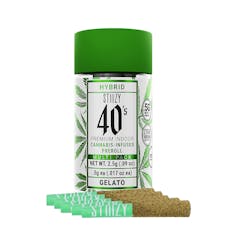 40's Infused Preroll 5 Pk Hybrid Gelato 2.5g