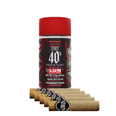 40's Infused Blunts 5 Pk Sativa Strawberry Cough 2.5g