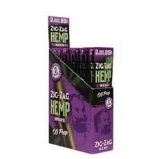 Zig Zag Hemp Wrap | OG Purple| 2pk