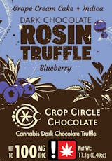 Blueberry - Single Rosin Truffle 100mg (Crop Circle Chocolate)