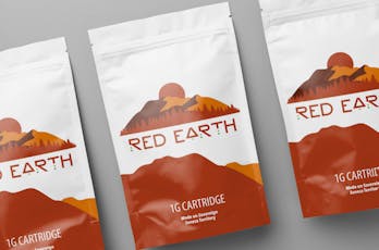 Red Earth 1g Live Resin Cartridge - Red Velvet Cake