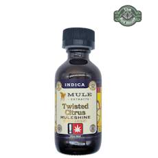 MuleShine 2oz TWISTED CITRUS (Indica) 500mg Tincture