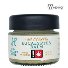 High Desert Pure 2.1oz EUCALYPTUS 1:1:1 Balm