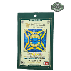 Mule Extracts 2pk SOUR BLUE RAZZ LEMON 1:1:1:2 100mg/pkg Gummies