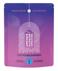 Upstate Elevator Operators | 5mg Live Rosin Gummies | Blackberry