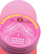 Upstate Elevator Operators | 5mg Live Rosin Gummy | Strawberry Lemonade