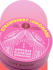 Upstate Elevator Operators | 5mg Live Rosin Gummy | Strawberry Lemonade