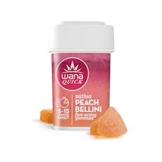 Wana Quick Peach Bellini Sativa 100mg - 100mg