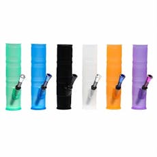 8" Foldable Silicone Water Pipe