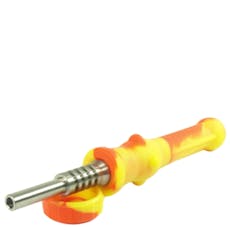 Silicone Dab Straw (Titanium Tip)