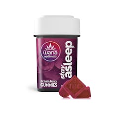 Wana Optimals Stay Asleep Dream Berry Classic Gummies - 100mg