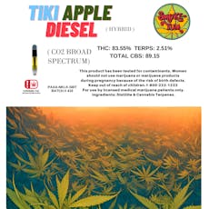 Tiki Apple Diesel - 1G Vape Cartridge
