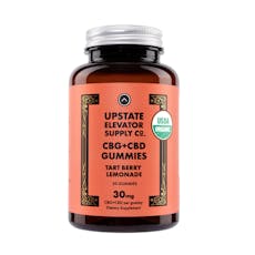 Upstate Elevator Tart Berry Lemonade CBD+CBG Gummies 30ct