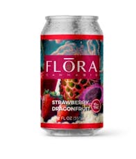 Flora - Strawberry Dragonfruit - Sparkling Beverage - 10mg
